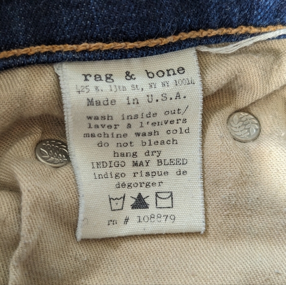 RAG & BONE High Rise Skinny Jeans - Picture 7 of 7